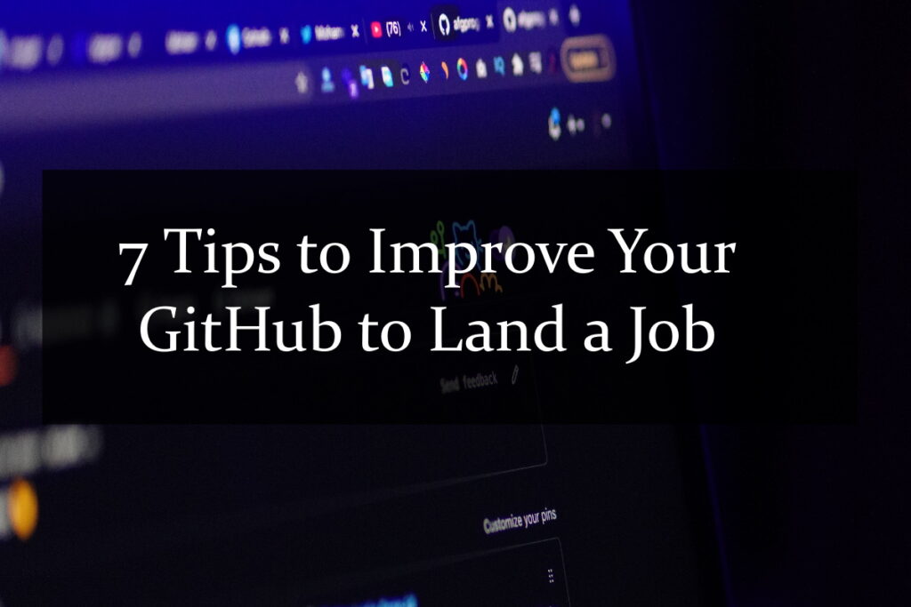 Tips to Improve your GitHub Profile